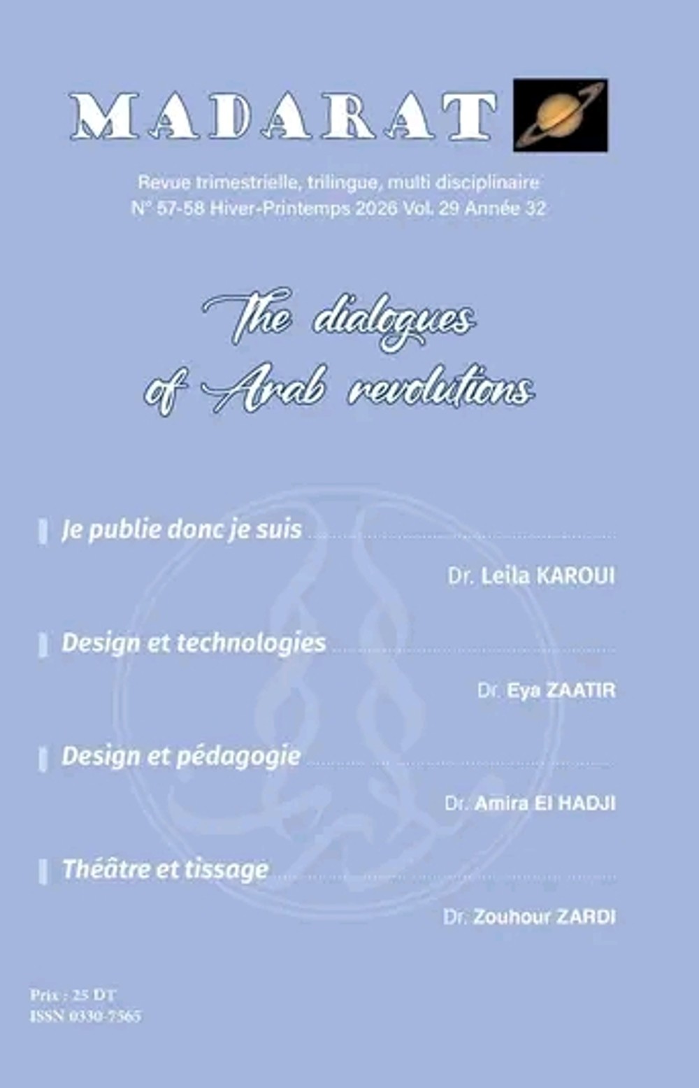 Couverture française Madarat N° 57-58